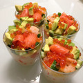 yumi05's cooksnap of when they made アボカドとマグロとイクラのちらし寿司.