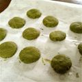 ころニッチ's cooksnap of when they made 白ココアと抹茶のクッキー☆.