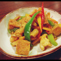 JUNSEIママ's cooksnap of when they made チャチャッと♬鶏皮とししとうの麺つゆ炒め.