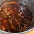 ｴﾑ子's cooksnap of when they made 圧力鍋で煮込む☆とろける牛タンシチュー.