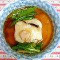 mt_eiko's cooksnap of when they made 熱々銀あんかけをかけて、豆腐の山芋蒸し。.