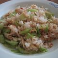 じゃがママ's cooksnap of when they made 蒸し鶏とレタスの梅風味チャーハン.