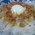 ぽろん５２６'s cooksnap of when they made 新玉ねぎの温玉のっけ♪.