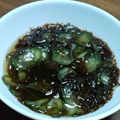 カクレポロジリ's cooksnap of when they made 甘くて美味しい☆酢の物　もずく＆きゅうり.