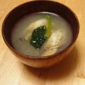DEANDELUCA's cooksnap of when they made 牡蠣のみそ汁.