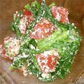 ぱぴぷぺぽち's cooksnap of when they made ほうれん草とトマトのコンソメチーズ和え♬.
