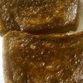 海天藍's cooksnap of when they made 卵無しフレンチトースト(ココア使用).