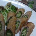 ■よし田's cooksnap of when they made 切り口が可愛い☆鶏挽肉のオクラ巻.
