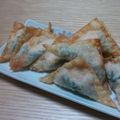 ちさっさん's cooksnap of when they made 居酒屋おつまみ☆明太チーズワンタン.