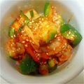 cosumi's cooksnap of when they made もう一品！*きゅうりのオイキムチ風*.