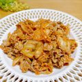 ルパンのかあさん☆彡's cooksnap of when they made 超・簡単豚キムチ.