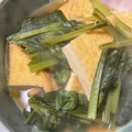 ♬のんのこ日和♬'s cooksnap of when they made 小松菜と厚揚げの煮物.
