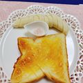 みっちゃん❇️68's cooksnap of when they made 蜂蜜かけるだけ…食パン☆.