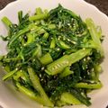 むしゃむしゃもぐもぐ's cooksnap of when they made 子供も大好き！春菊のナムル！.