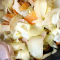 lily…♡'s cooksnap of when they made ✿キャベツと魚肉ソーセージのめんマヨ炒め.