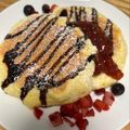 とらちゃんママ's cooksnap of when they made 幸せのパンケーキ風♪ふわふわパンケーキ♡.