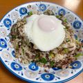 カテキン緑茶's cooksnap of when they made タイ米deパクチー炒飯.