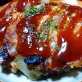 ちくわ君's cooksnap of when they made 豚イカ玉(お好み焼き).