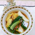 みっちゃん❇️68's cooksnap of when they made 簡単小松菜と油揚げの麺つゆお雑煮.