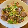 さすらい's cooksnap of when they made 簡単☆砂肝ポン酢.