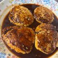fujiaya126's cooksnap of when they made ふわふわ豆腐ハンバーグ.