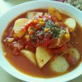 しろくま96's cooksnap of when they made 【炊飯器で作る】じゃがいものトマト煮こみ.