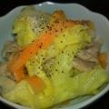 ♪cow♪'s cooksnap of when they made 簡単☆豚肉と春キャベツのレンジ蒸し.