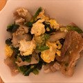 dollyj's cooksnap of when they made 豚肉とほうれん草とふわふわ卵の味噌炒め.
