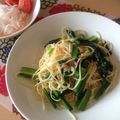 はまとろろ's cooksnap of when they made 桜えびと小松菜のペペロンチーノ☆.