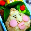 ビッグmama's cooksnap of when they made こびとづかんのぶさかわキャラ弁♪.