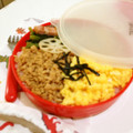 k5piko's cooksnap of when they made 鶏と卵のそぼろ弁当.