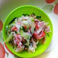 雪だるまんじゅう's cooksnap of when they made ★弁当の定番★カニカマときゅうりの甘酢★.