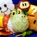 びーーーな's cooksnap of when they made ヨッシー☆キャラ弁.