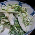 あっちゅう's cooksnap of when they made 水菜とたらこのサラダ.