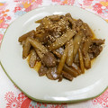 パンヤヒロ's cooksnap of when they made ごぼうと牛肉の煮物.