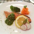 yukiじるし's cooksnap of when they made サーモンのムニエル　春菊のソースで.