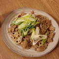 ぷりあぷり's cooksnap of when they made 豚肉とれんこんのごまみそ炒め.