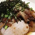 純ちゃんは奉仕作業員's cooksnap of when they made 冷しゃぶ・ゆで鶏の美味タレ～梅しそ風味☆.