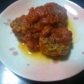 satoring11's cooksnap of when they made トマト缶で煮込みハンバーグ.