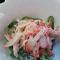 かぴーな's cooksnap of when they made オクラとかにかまぼこのマヨネーズ和え.
