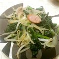 栄える木です's cooksnap of when they made 食べ応え有★ほうれん草バターニンニク炒め.