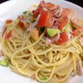 さぶろう83's cooksnap of when they made ◇トマトとシラスの冷製パスタ◇.