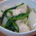 リスのしっぽ's cooksnap of when they made かぶと鶏肉の含め煮.