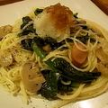 ルロワ・モワ's cooksnap of when they made ３種の茸とほうれん草の和風パスタ☆.