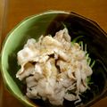 かまんべ's cooksnap of when they made 豚肉とシャキシャキ野菜のさっぱりサラダ.