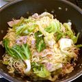 1000110's cooksnap of when they made ねぎ塩焼きそば.
