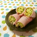 赤い電話's cooksnap of when they made ◆くるりん♡ハム巻きサラダ◆.