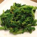 コルとチョコ's cooksnap of when they made 菜の花の胡麻和え.