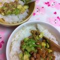 あい葉's cooksnap of when they made あっちゅう間にできるアボガド納豆丼 v(≡￣ー￣≡)v.