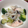 sayav-.-v.'s cooksnap of when they made ごはんに合うよ♪鮭の和風クリーム煮.